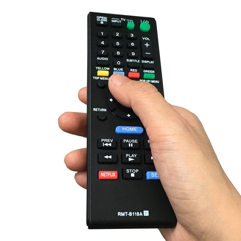 uehba Universal Replaced Remote Control Compatible for Sony Blu-Ray DISC DVD Player RMT-B118A BDP-S185 BDP-BX18 BDP-BX510 BDP-BX59 BDP-S1100 BDP-S3100 BDP-S5100 BDP-S390 BDP-S590 - Image 4